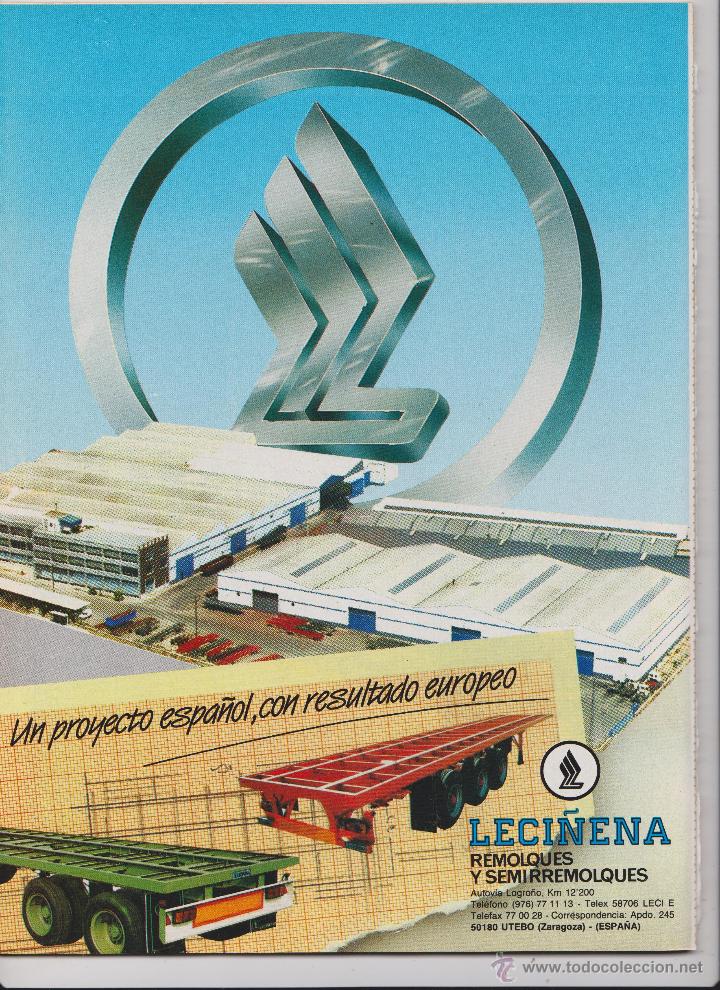 Collezionismo: publicidad semi remolques leci&ntilde;ena de los a&ntilde;os 90 camion