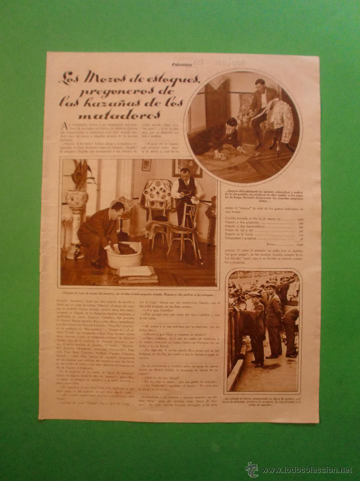 Collecting paper: LOS MOZOS DE ESTOQUES - 20/5/1930