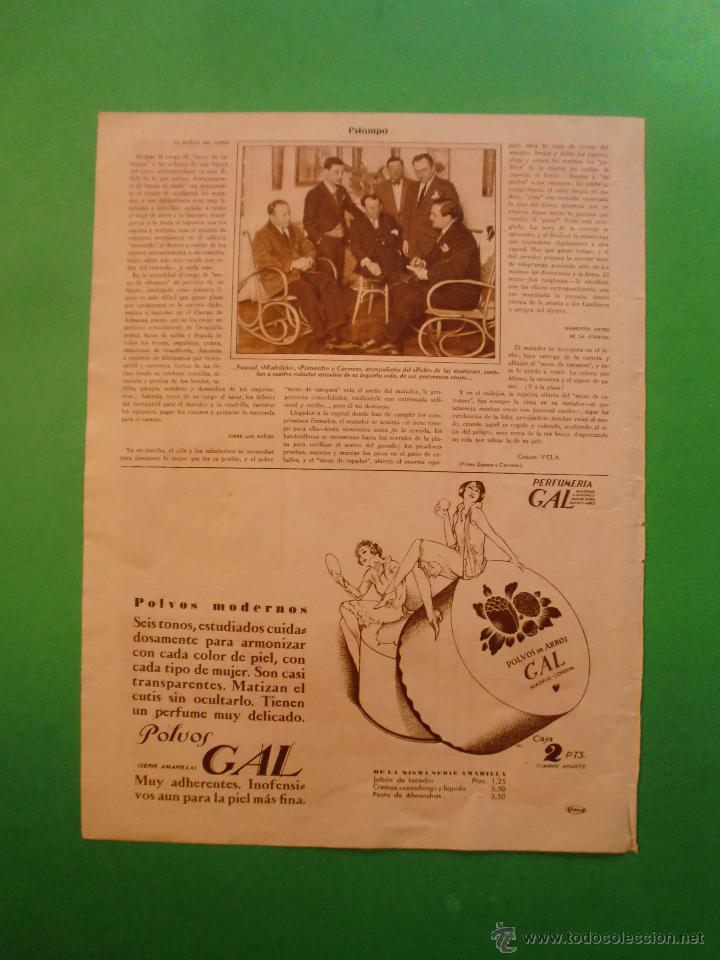 Coleccionismo: LOS MOZOS DE ESTOQUES - 20/5/1930 - Foto 2