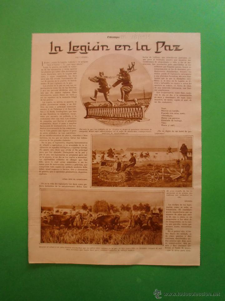 Coleccionismo: LA LEGI&Oacute;N EN LA PAZ - 2/5/1931