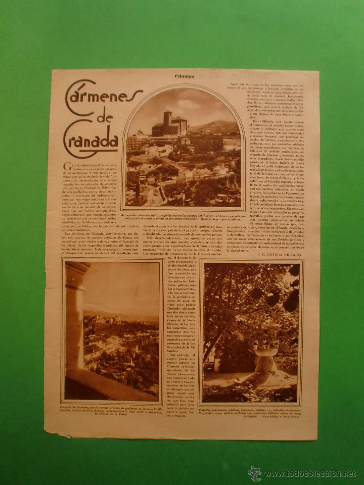 Sammelleidenschaft Papier: C&Aacute;RMENES DE GRANADA - JAB&Oacute;N ACACIAS MADRILE&Ntilde;AS - 21/1/1930