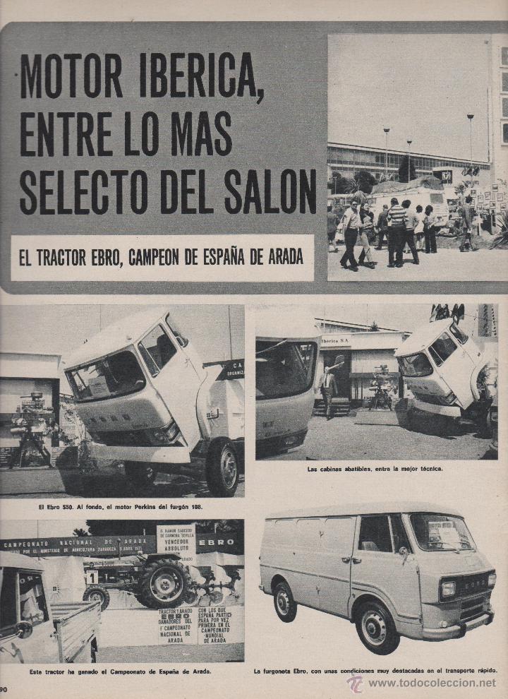 Collezionismo: reportaje camion furgoneta tractor ebro de motor iberica de 1971
