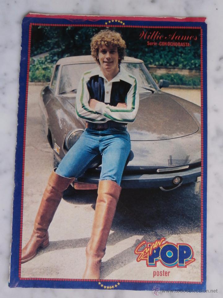 Coleccionismo: POSTER - super pop -wllie aames - mide 26,50 x 18,50 c.m.