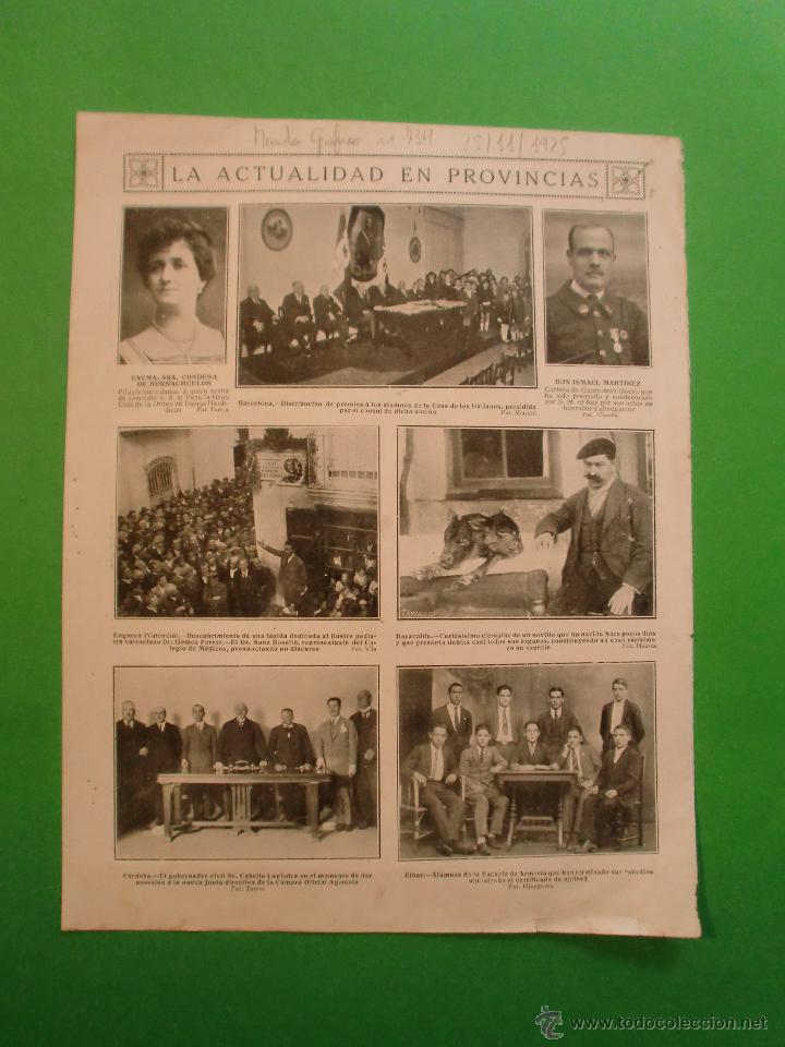 Sammelleidenschaft Papier: ACTUALIDAD EN GUARROM&Aacute;N JA&Eacute;N  BARACALDO  ENGUERA EIBAR CORDOBA - CATALOGO FLORALIA - 25/11/1925