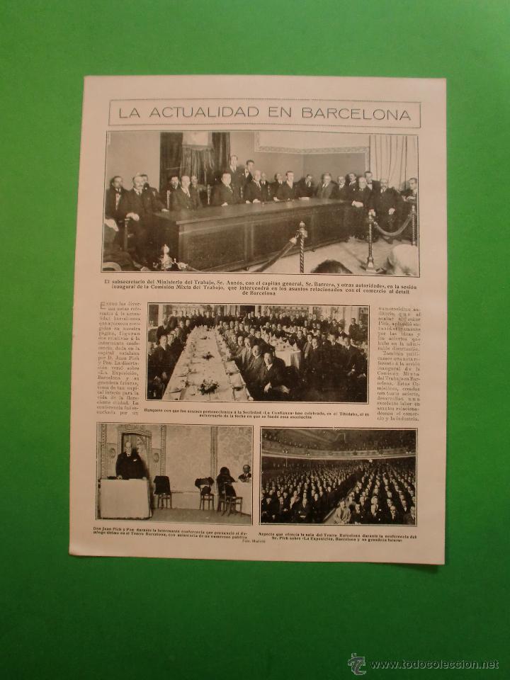 Coleccionismo: ACTUALIDAD EN BARCELONA - HEROES Y VICTIMAS DE LA GUERRA - 11/3/1925
