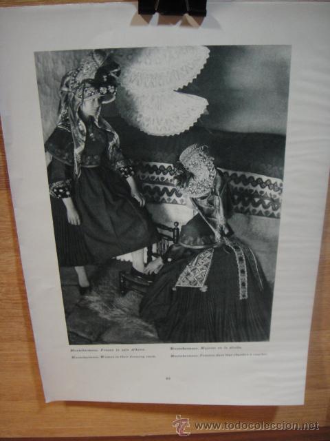 Coleccionismo: mujeres de montehermoso , - Foto 2