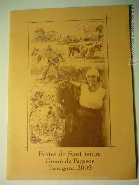 Coleccionismo: programa boletin fiestas san isidro -tarragona 2005 en catalan 30 pag.