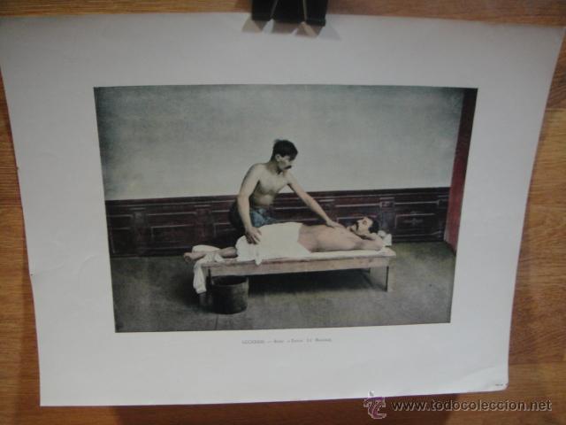 Coleccionismo: escena del caucaso - salon de masajes en tifflis - a&ntilde;o 1890