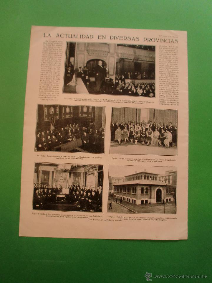 Sammelleidenschaft Papier: ACTUALIDAD EN SEVILLA LA CORU&Ntilde;A VIGO Y ZARAGOZA - CHAMONIX Y SAINT MORITZ - 192..5..