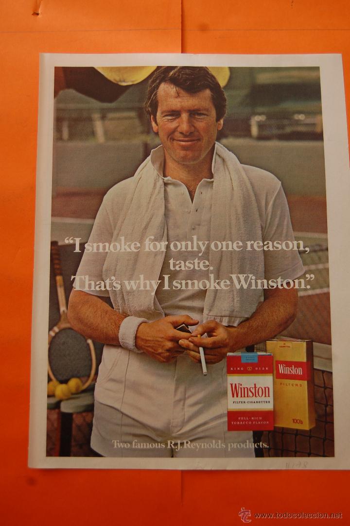 Coleccionismo: PUBLICIDAD 1978 - COLECCION TABACO - WINSTON - EN INGLES - Foto 1