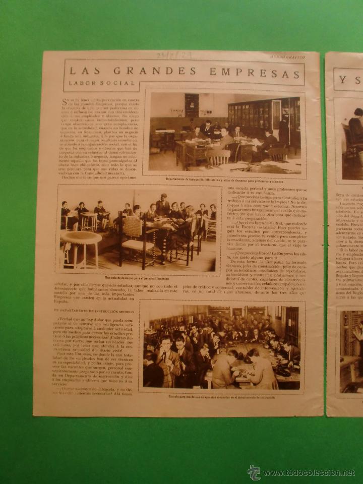 Coleccionismo: LABOR SOCIAL DE LA TELEFONICA - 27/2/1929 - Foto 1