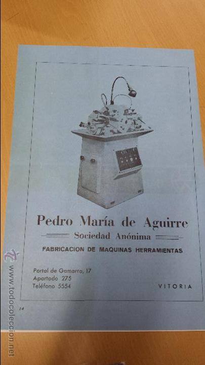 Sammelleidenschaft Papier: MAQUINARIA HERRAMIENTAS AGUIRRE VITORIA