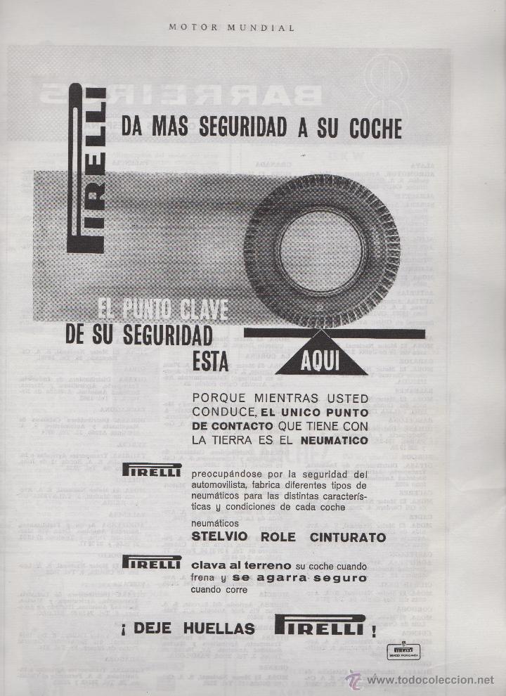 Collecting paper: publicidad cubiertas  neumaticos pirelli