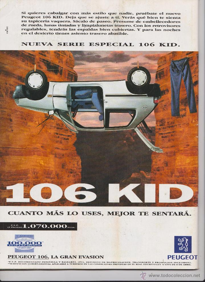 Coleccionismo: Publicidad Automovil Peugeot 106