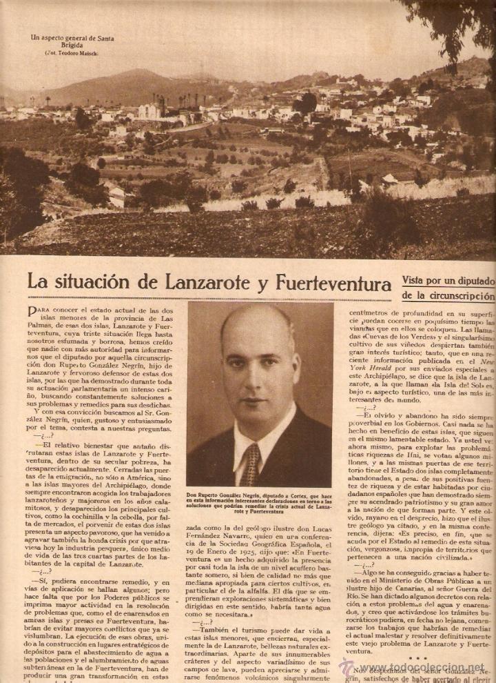 Coleccionismo: A&Ntilde;OS 30 LAS PALMAS CANARIAS SANTA BRIGIDA CAMILO MARTINON NAVARRO SITUACION LANZAROTE FUERTEVENTURA