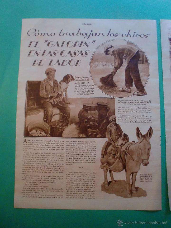 Collecting paper: EL GALOPIN EN LAS CASAS DE LABOR - 19/8/1930