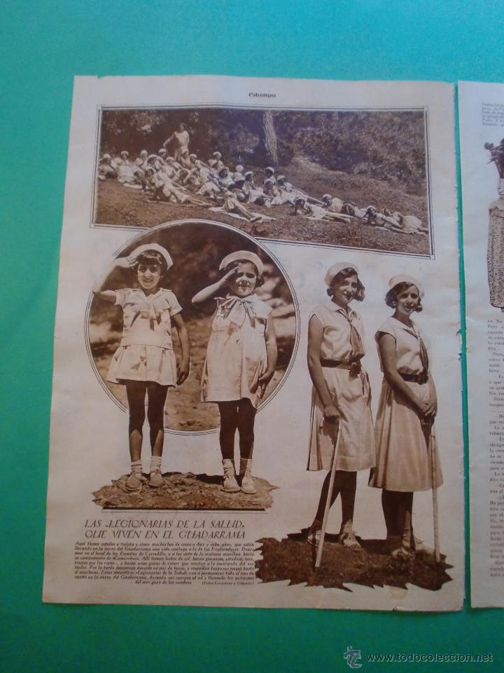 Coleccionismo: LAS LEGIONARIAS DE LA SALUD QUE VIVEN EN EL GUADARRAMA - NAVALMORAL DE LA MATA - 12/8/1930