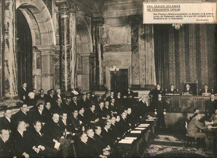 Coleccionismo: A&Ntilde;OS 30 PRIMER CAMPEONATO FEMENINO AJEDREZ BARCELONA SESION SOLEMNE PARLAMENT CATALU&Ntilde;A MACIA
