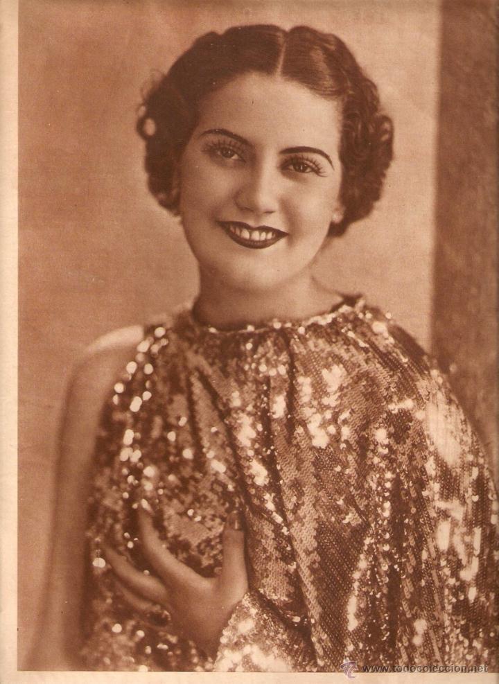 Collecting paper: A&Ntilde;O 1935 RECORTE PRENSA FOTOGRAFIA ALICIA NAVARRO MISS EUROPA TENERIFE