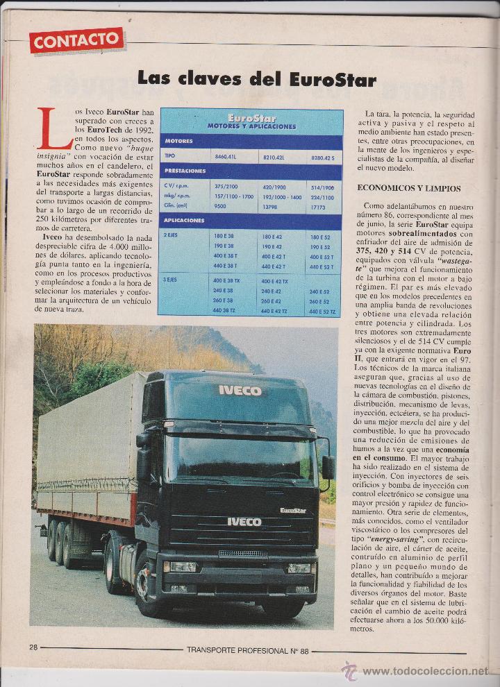 Collezionismo: reportaje camion iveco eurostar de 1993