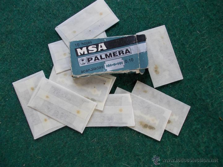 Coleccionismo: !0 cuchillas de afeitar - Foto 1