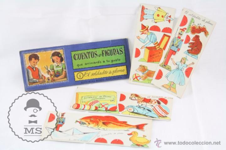 Coleccionismo: Antiguo Juego Troquelado - Cuentos en Figuras. 1. El Soldadito de Plomo - Ed. Roma, A&ntilde;os 30