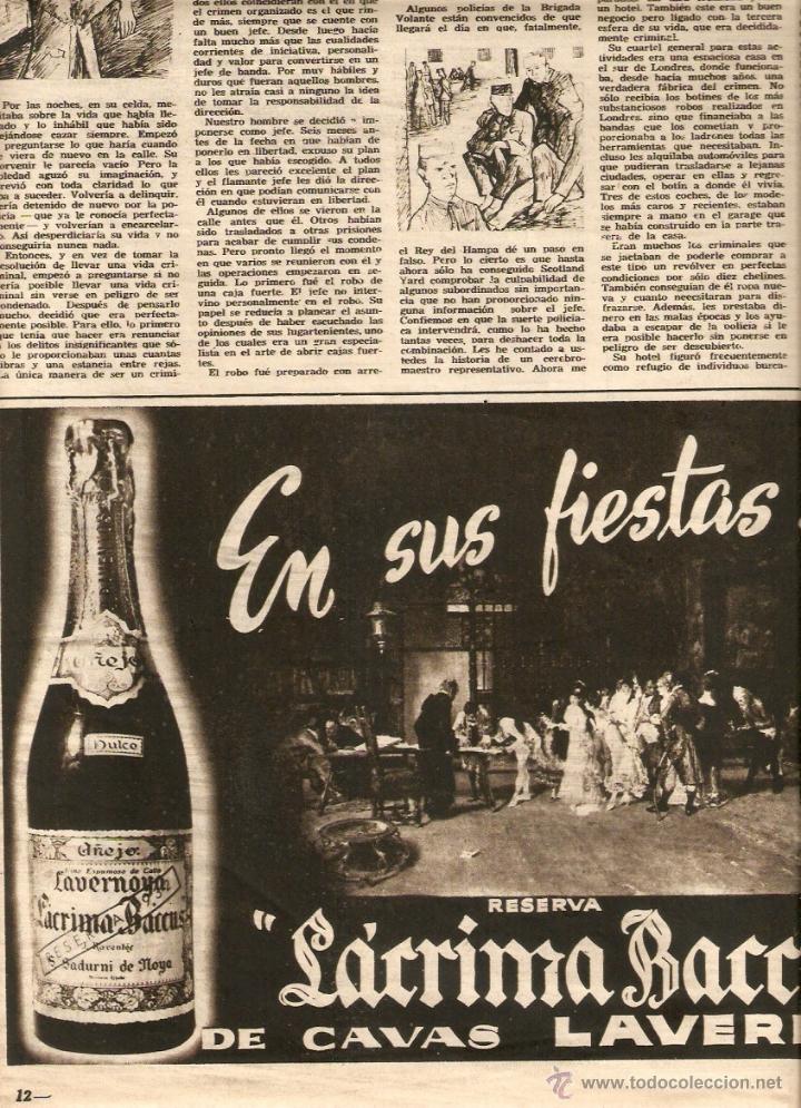 Coleccionismo: A&Ntilde;O 1953 RECORTE PRENSA PUBLICIDAD RADIO PHILIPS CAVAS LAVERNOYA LACRIMA BACCUS BEBIDAS CAVA