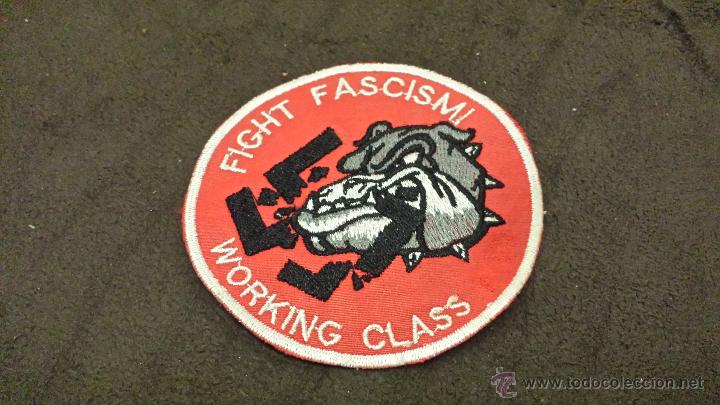 Coleccionismo: PARCHE ESCUDO BORDADO SIMBOLO NAZI RELACIONADO MOVIMIENTO antifascista punk rock&nbsp;y skinhead