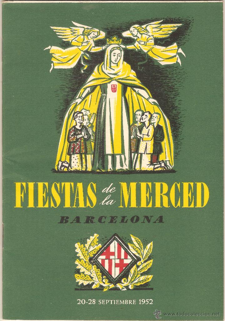 fiestas de la merced, programa oficial barcel Comprar Documentos