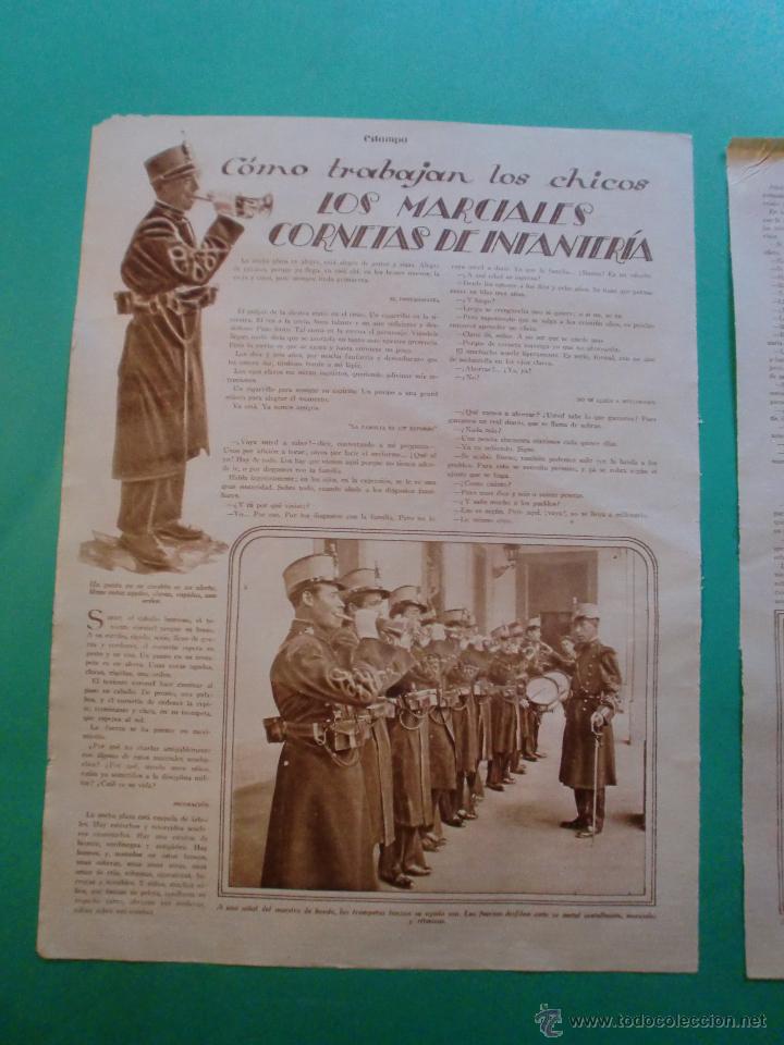 Coleccionismo: LOS MARCIALES CORNETAS DE INFANTERIA - 5/5/1930