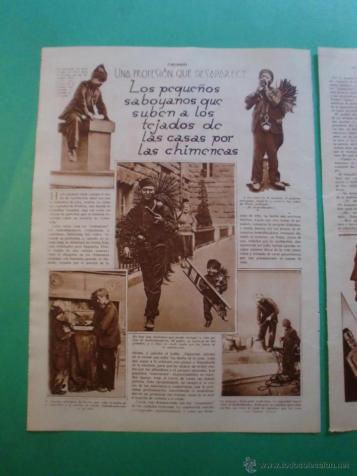 Colecionismo: UNA PROFESION QUE DESAPARECE LOS DESHOLLINADORES - 25/4/1931