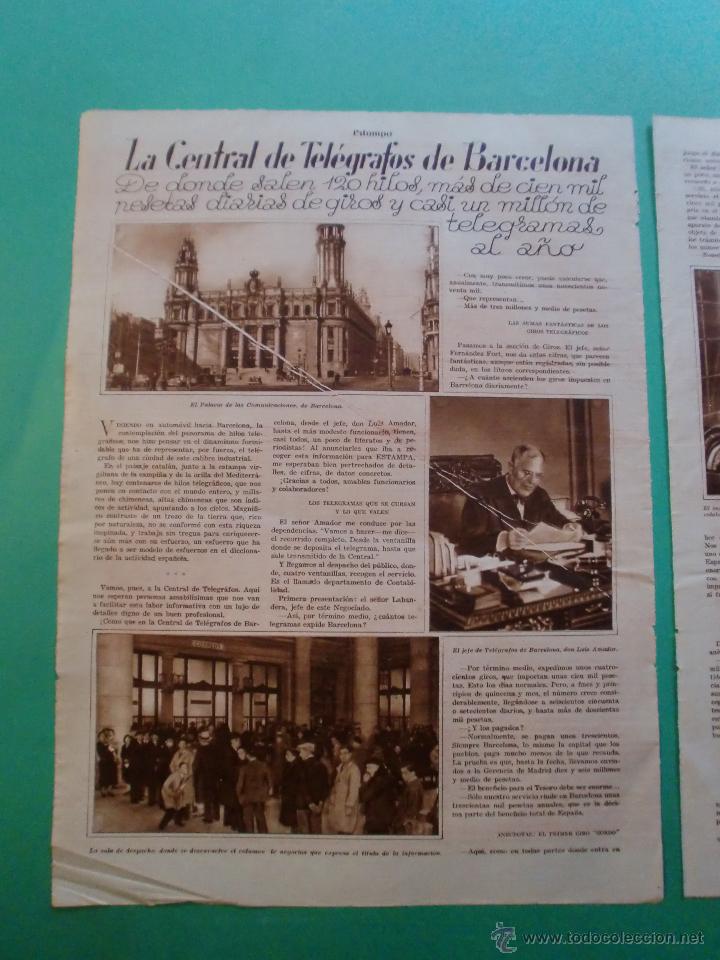 Collectionnisme: LA CENTRAL DE TELEGRAFOS DE BARCELONA - 28/2/1931