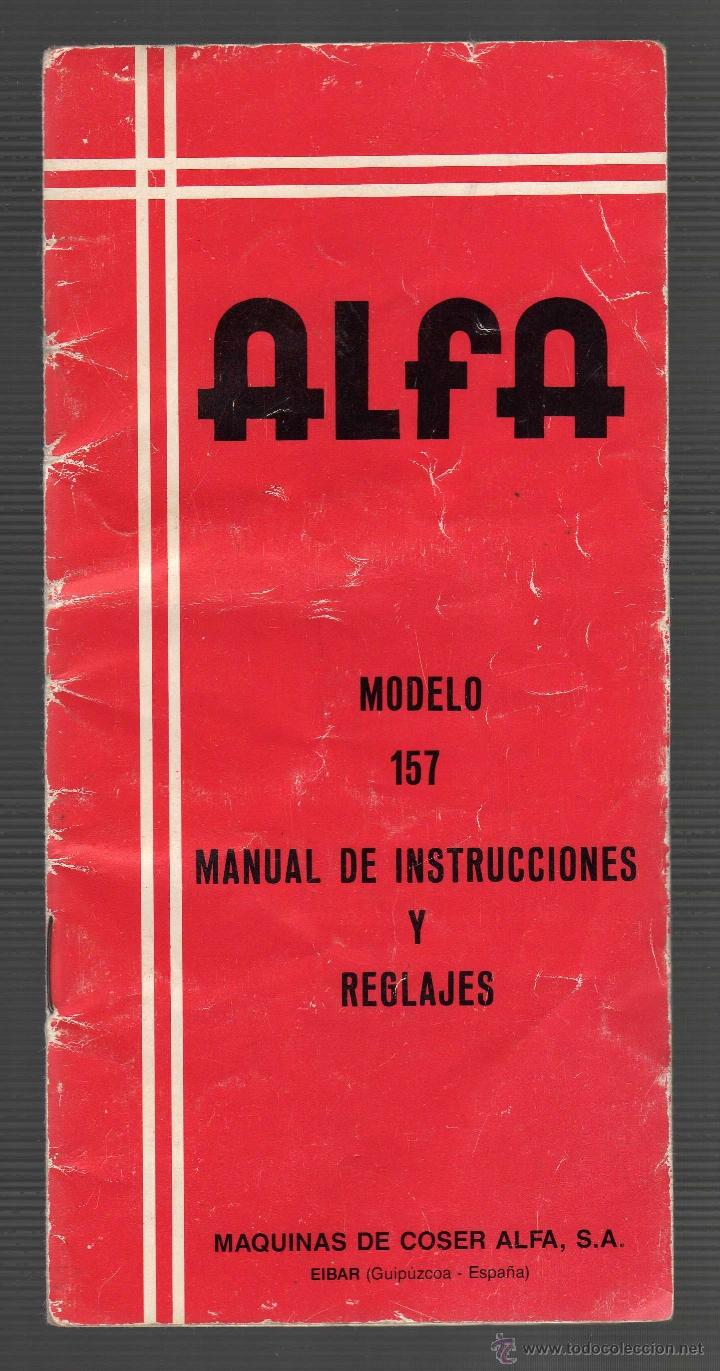 Manual De Instrucciones Y Reglajes De La Máquin - Vendido En Venta ...