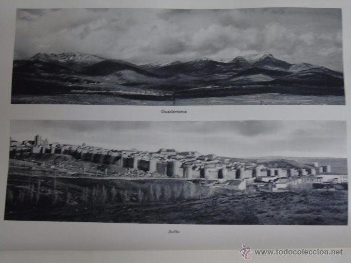 Coleccionismo: L&Aacute;MINA A&Ntilde;O 1939 ESPA&Ntilde;A PUEBLOS Y PAISAJES 2 FOTOS POSTALES. &Aacute;VILA. GUADARRAMA, CATEDRAL. 57