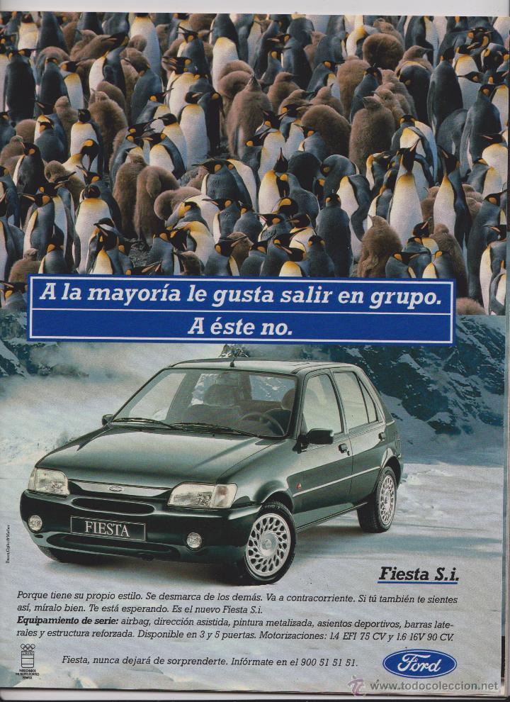 Collezionismo: publicidad automovil ford fiesta