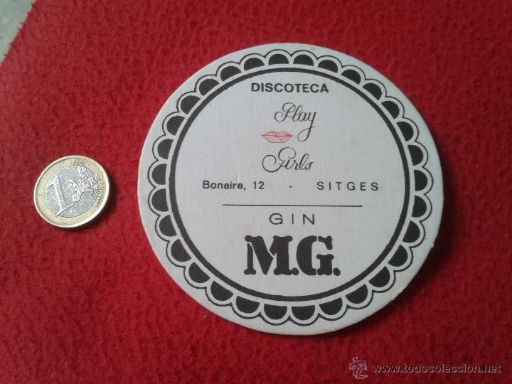 Coleccionismo: POSAVASOS COASTER TENGO MAS POSAVASOS VER LOTES DISCOTECA PLAY GIRLS SITGES BARCELONA GIN MG BONAIRE
