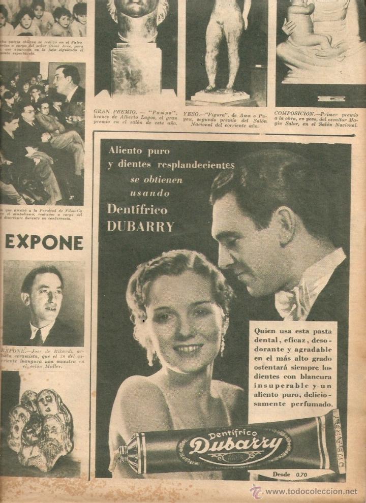 Coleccionismo: A&Ntilde;O 1936 RECORTE PRENSA PUBLICIDAD DENTIFRICO DUBARRY
