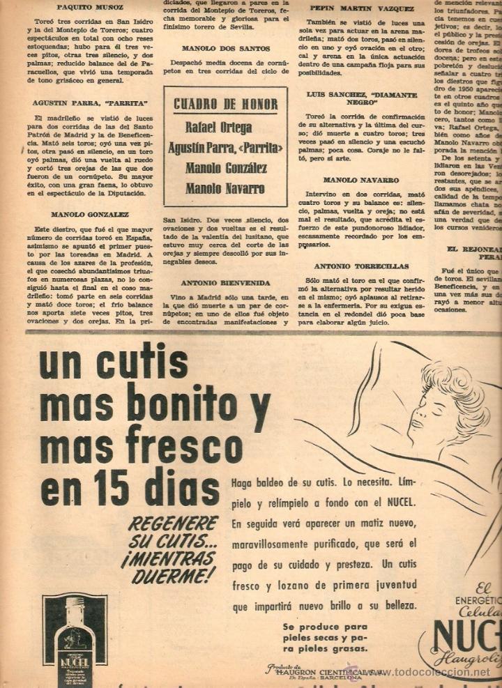 Collecting paper: A&Ntilde;O 1950 RECORTE PRENSA PUBLICIDAD COSMETICA ENERGETICO CELULAR NUCEL HAUGRON CIENTIFICAL