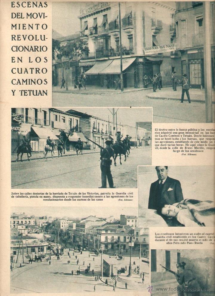 Collezionismo: A&Ntilde;O 1934 MADRID MANIFESTACION POR UNIDAD DE ESPA&Ntilde;A MOVIMIENTO REVOLUCIONARIO CUATRO CAMINOS TETUAN