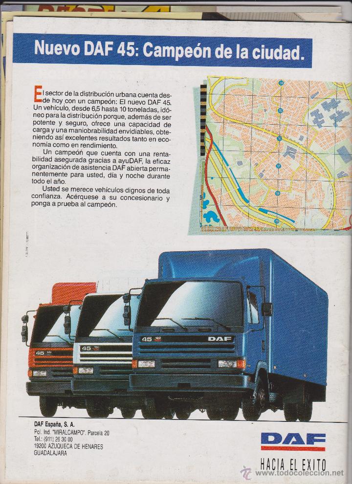 Sammelleidenschaft Papier: publicidad camion daf 45 de 1992