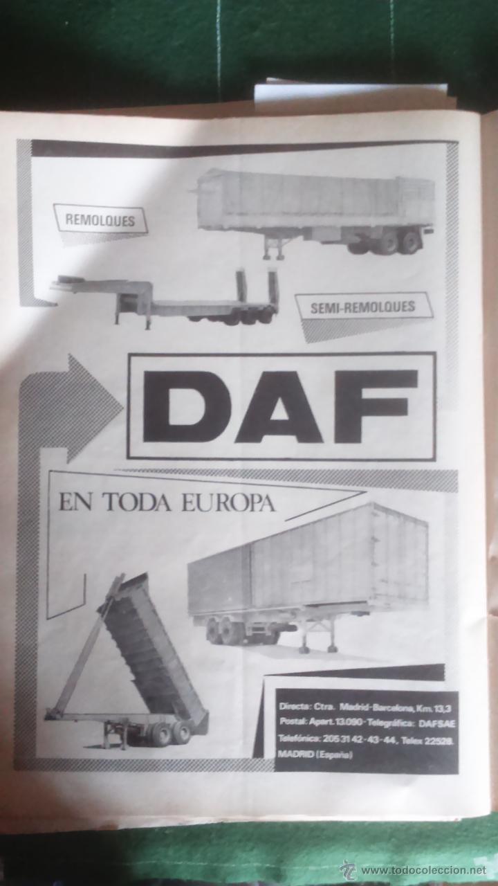 Sammelleidenschaft Papier: publicidad remolques  daf para camion
