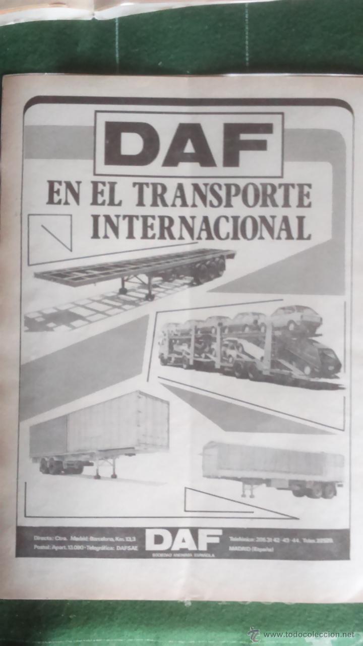 Sammelleidenschaft Papier: publicidad remolques  daf para camion