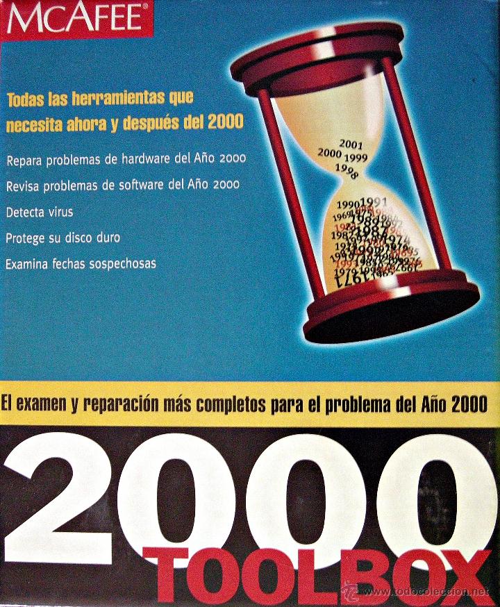 Coleccionismo: &rdquo;Efecto 2000&rdquo; - Programa McAfee 2000 Toolbox - Foto 1