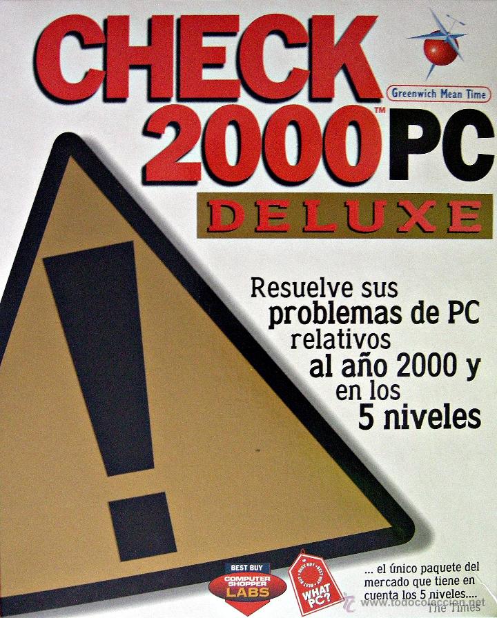 Coleccionismo: &rdquo;EFECTO 2000&rdquo; - Programa Check 2000 PC - Foto 1