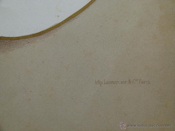 Coleccionismo: litografia 1920 Lemercier Paris - Foto 4