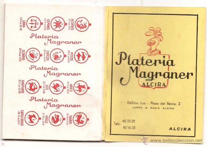 Coleccionismo: Alcira (Valencia). Bloc publicitario de plater&iacute;a Magraner
