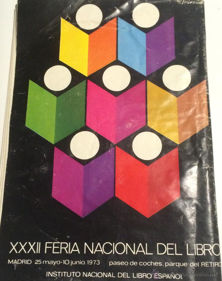 Coleccionismo: Publicidad de Feria del Libro de Madrid de 1973. P&aacute;gina original de prensa. Enmarcable.