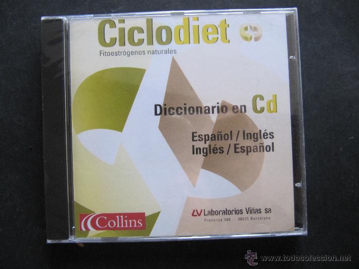 Coleccionismo: CD DICCIONARIO ESPA&Ntilde;OL INGLES / INGLES ESPA&Ntilde;OL  CD CICLODIET. FITOESTR&Oacute;GENOS NATURALES. PRECINTADO