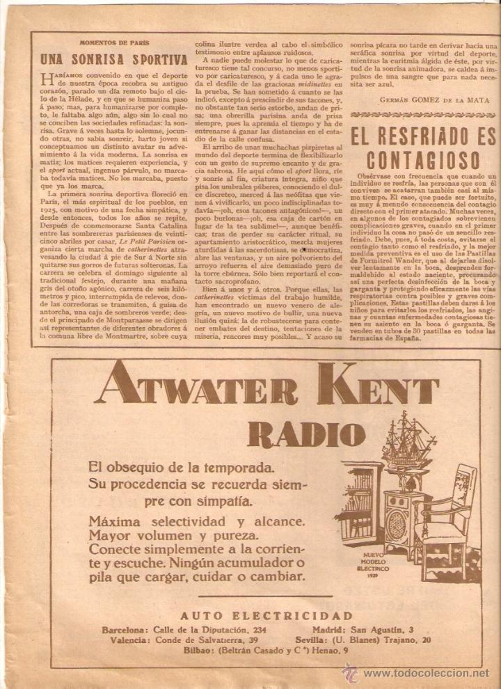 Collecting paper: A&Ntilde;O 1929 RECORTE PRENSA PUBLICIDAD ATWATER KENT RADIO