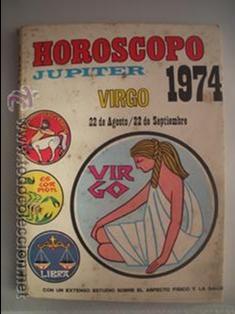 Collezionismo: ANTIGUO  LIBRITO   HOROSCOPO  JUPITER   - VIRGO -   DEL  A&Ntilde;O  1974  -
